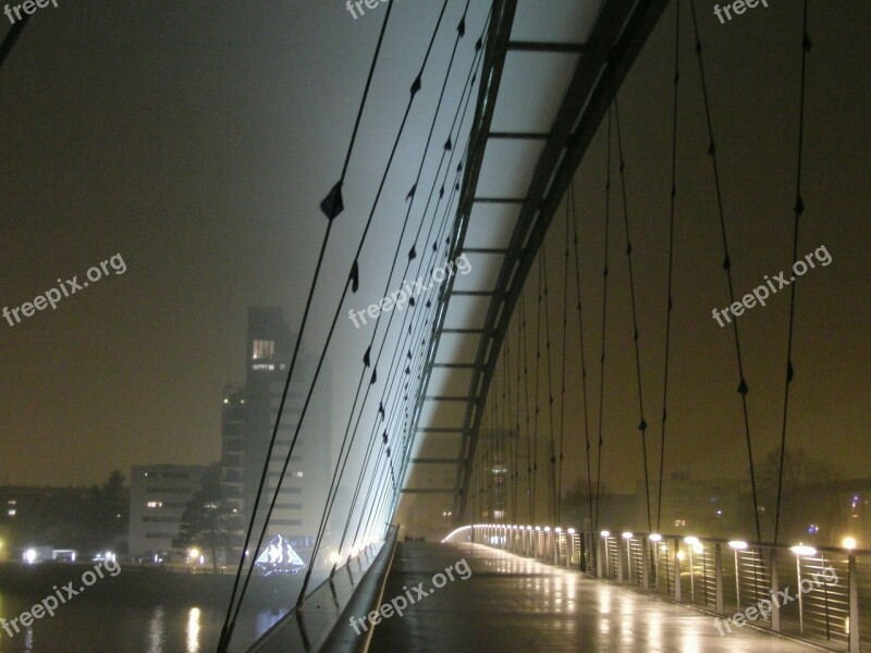 Bridge New Year's Eve Rhine Free Photos