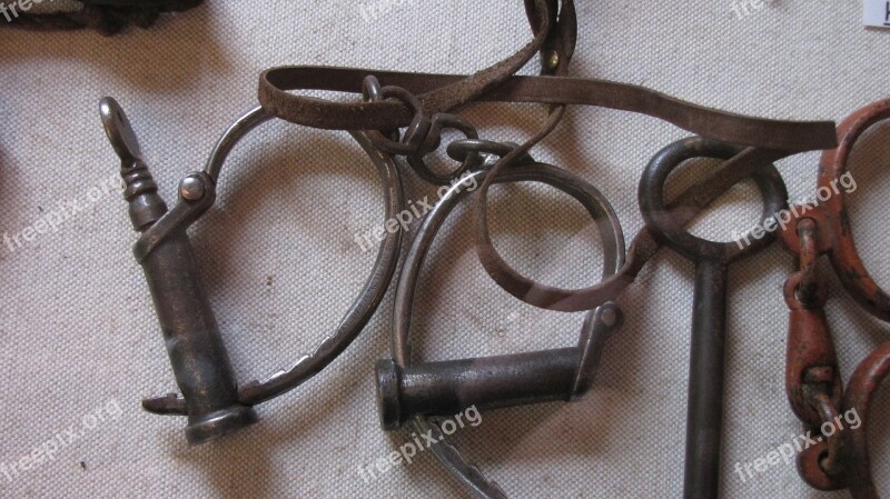 Shackles Seafaring Handcuffs Mutiny Caught