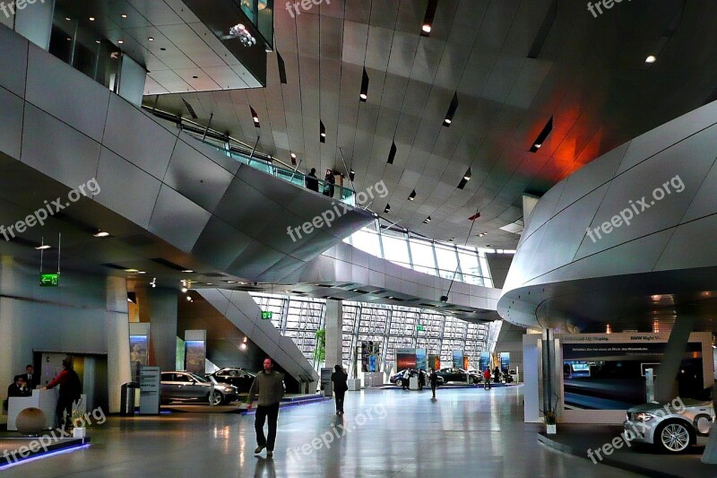 Bmw Museum Interior Hyper Modern Daring Architecture Building