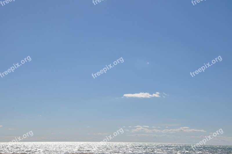 Beach Sky Sea Ocean Cloud