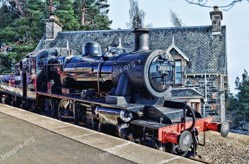 Railway Station Railway Train Central Station Locomotive