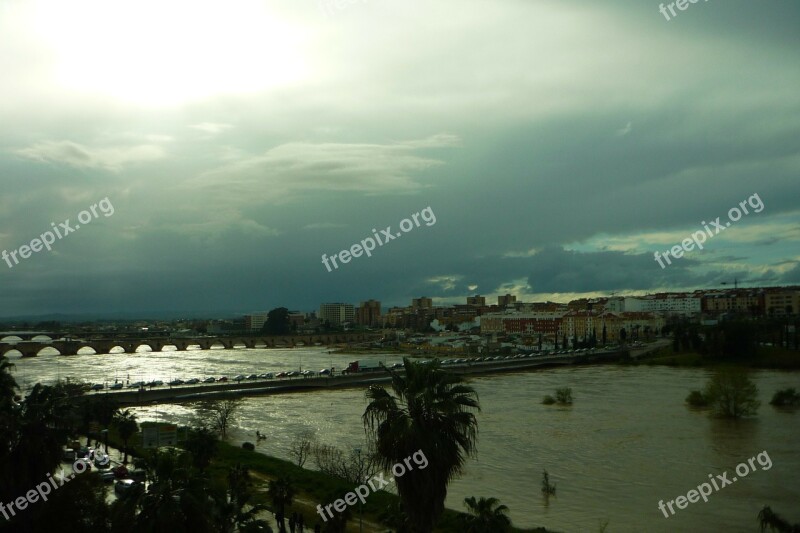 Guadiana River Flood Grown Walk