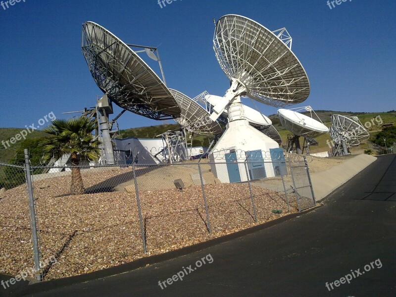 Antenna Ground Station Satelit Free Photos