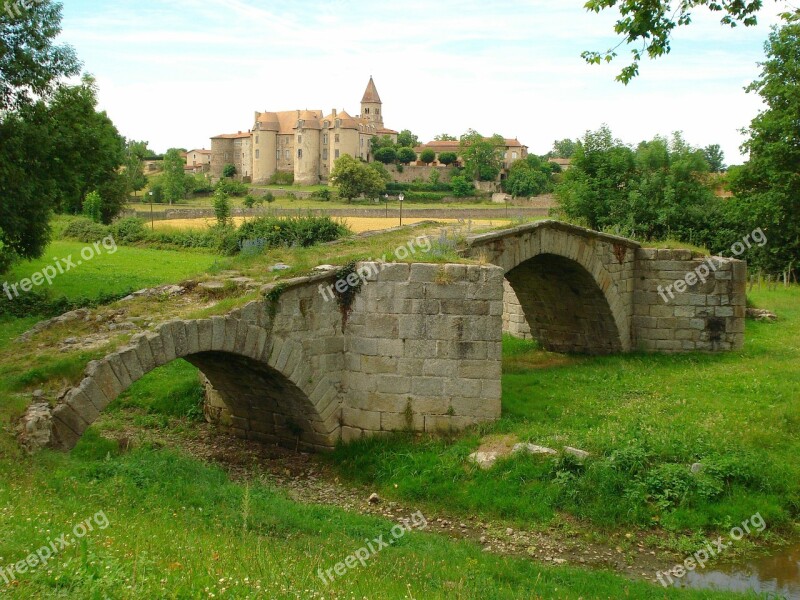 France Palace Bridge Stone Footbridge