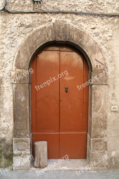 Door Portal Entrance Stone Arch Lintel