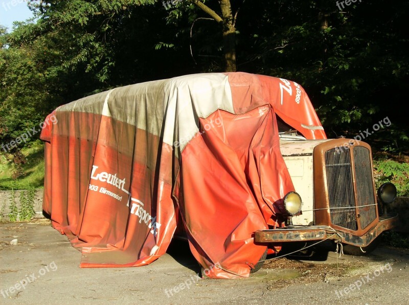 Bus Scrap Old Abandoned Neglected