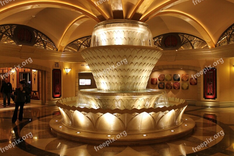 Fountain Light Atrium Light Effect Ornate