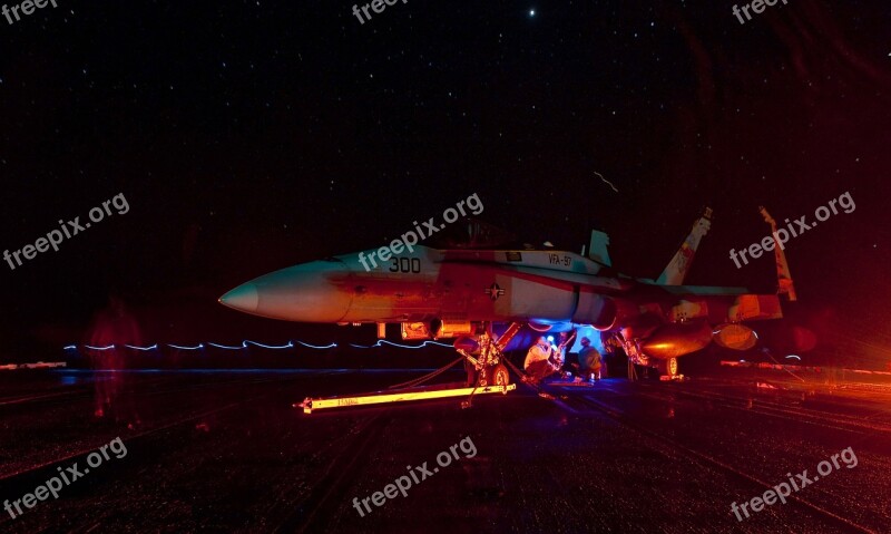 Us Navy Sailors Military Jet Plane