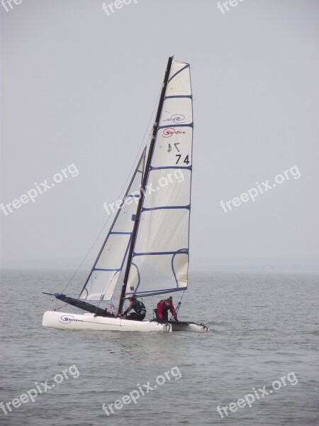 Sailing Boat Water Sea Coast