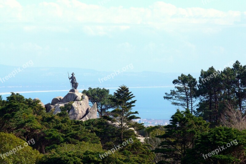 Good View Statue Sculpture Nature Sky