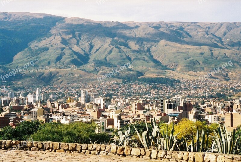 Bolivia Cochabamba Andes Mountains Landscape Mountains