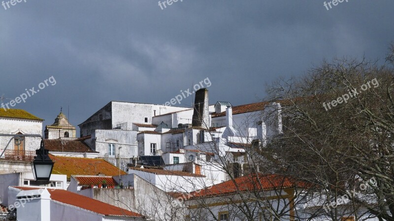 Portugal évora Old Town Architecture Clouds