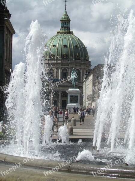 Castle Amalienborg Denmark Copenhagen Free Photos