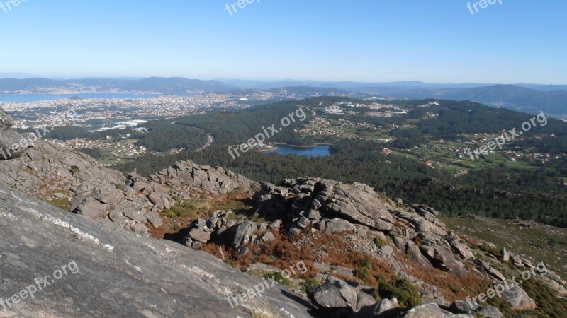 Vigo Mount Galiñeiro Landscape Free Photos