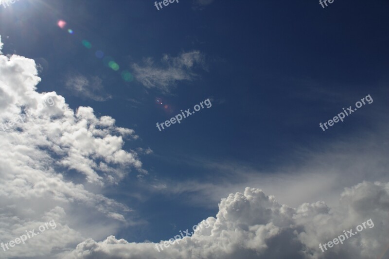 Baltic Sea Clouds Blue Sky Free Photos