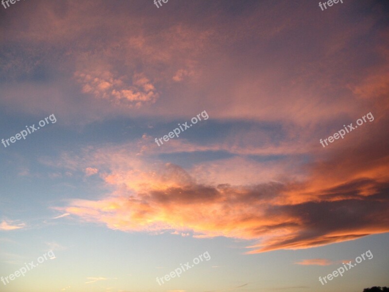 Cloud Sky Sunset Free Photos