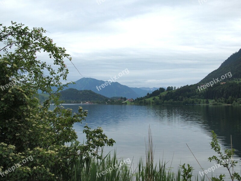 Germany Immenstadt Mountains Sky Clouds