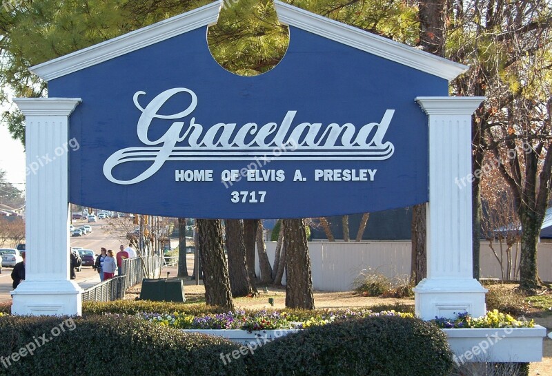 Memphis Tennessee Graceland Elvis Presley Landmark