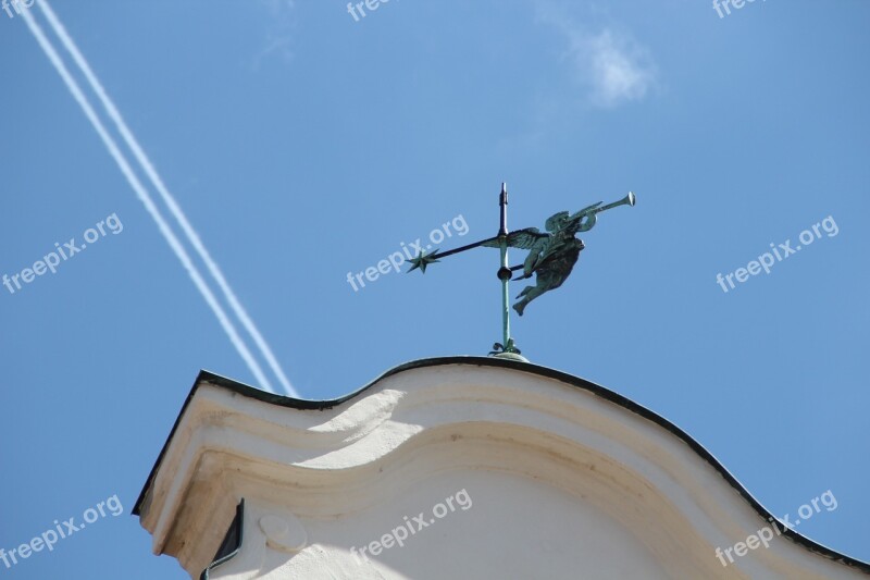 Kempten Sky Contrail Free Photos