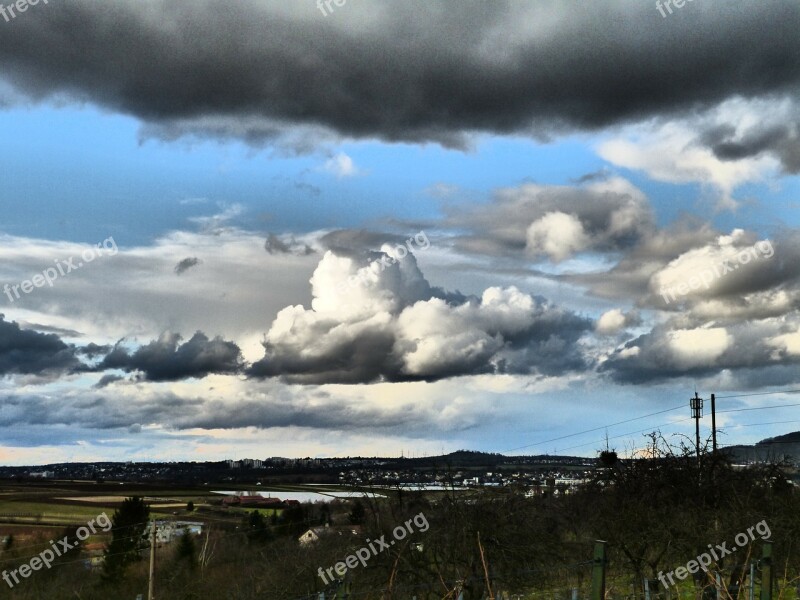 Clouds Sky Mood Storm Rain