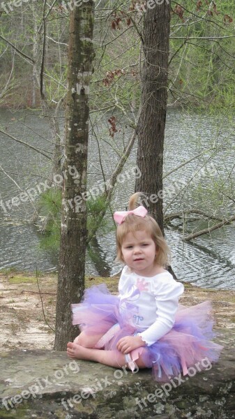 Girl Child Baby Portrait Tutu