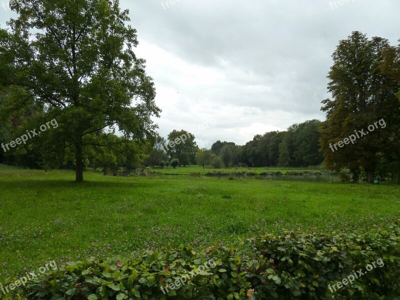 Netherlands Landscape Scenic Sky Clouds