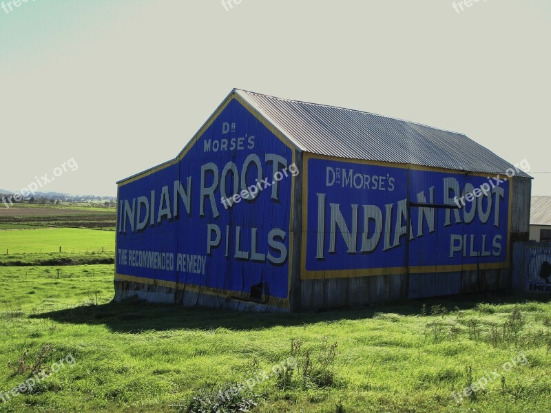 Australia Barn Landscape Sky Clouds