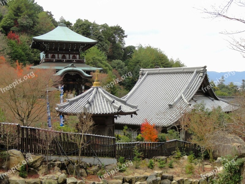 Miyajima Japan Temple Buildings Temples