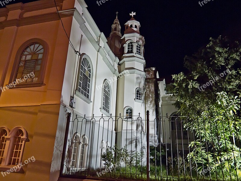 Desamparados Costa Rica Cathedral Church Night