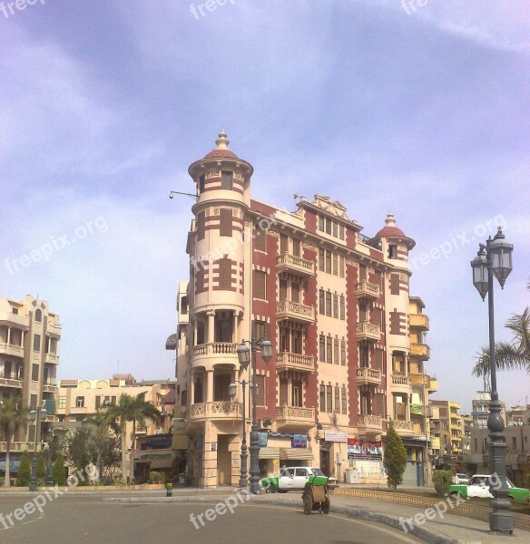 Damanhur Egypt Sky Clouds Buildings