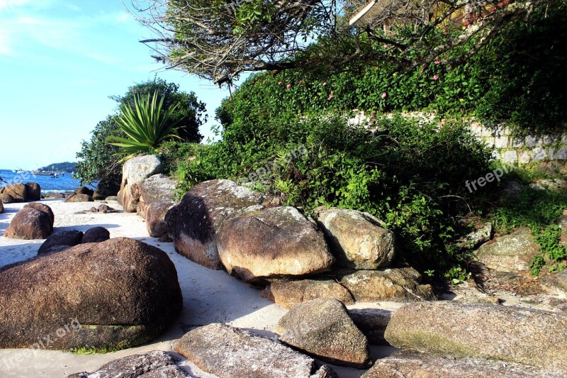 Landscape Rocks Cottage Free Photos