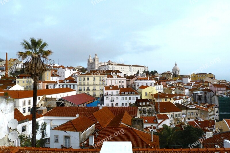 Lisbon City Architecture Urban Landscape Free Photos