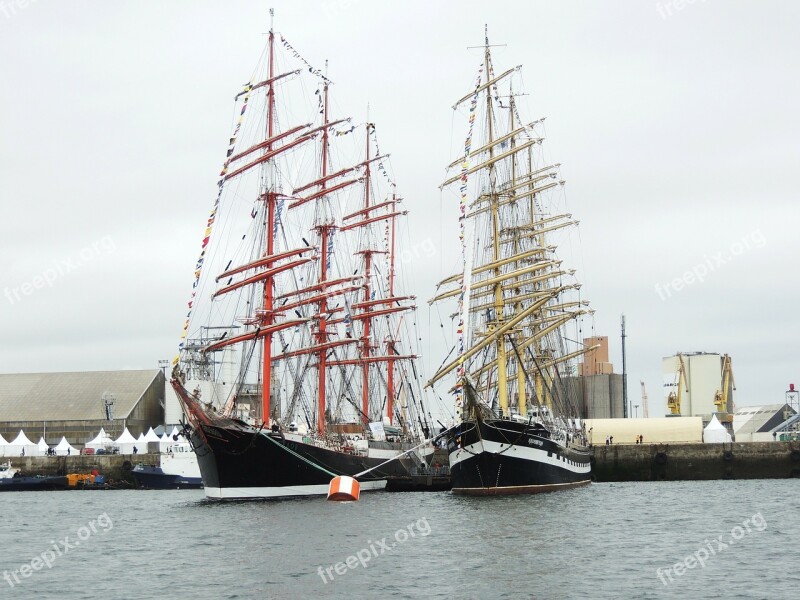 Thunders Of Brest Sailboat Sea Free Photos