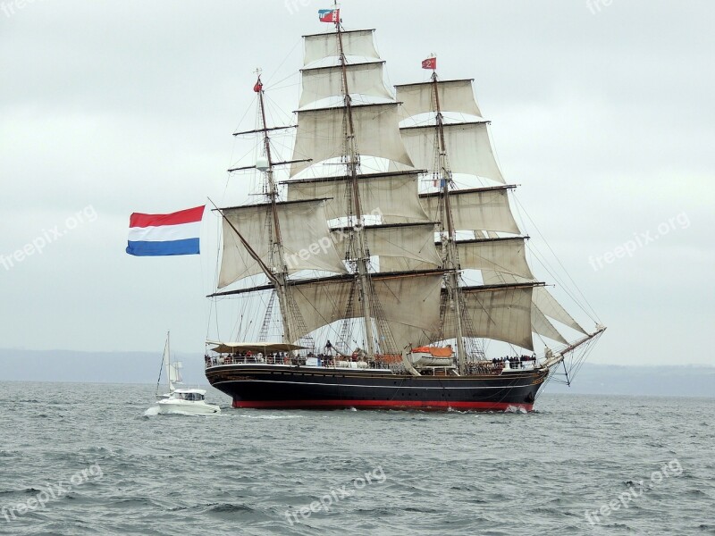 Thunders Of Brest Sailboat Sea Free Photos