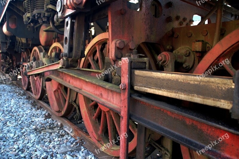 Steam Locomotive Drive Locomotive Historical Railway