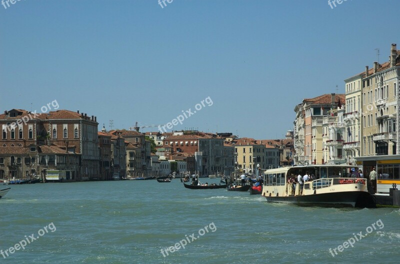 Venice Italy Sky Clouds Canal