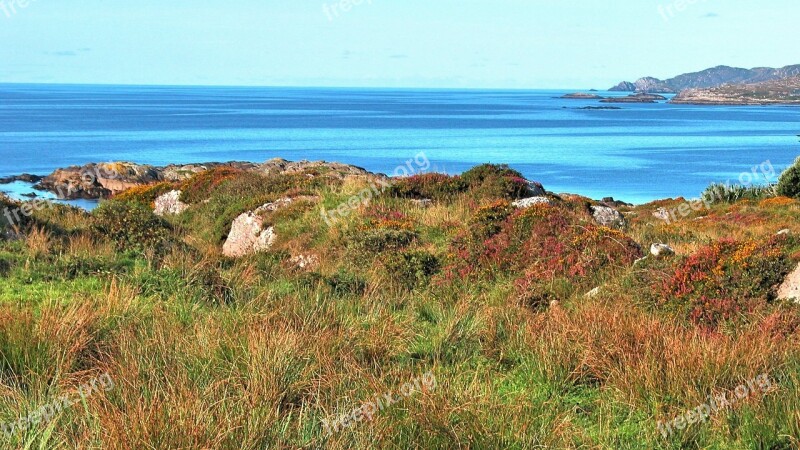 Ireland Coast Coast Line Island Beach