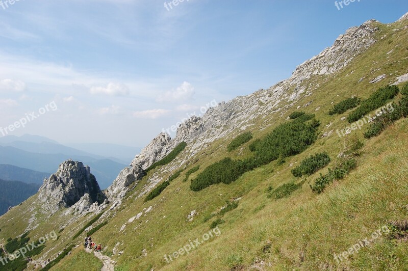 Mountain Mountains Landscape View Blue