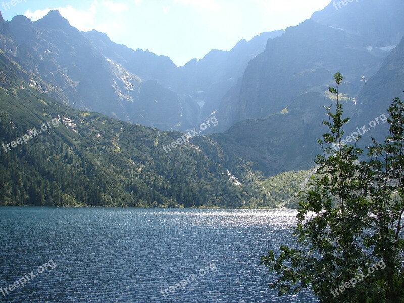 Mountain Mountains Top Nature Tatra