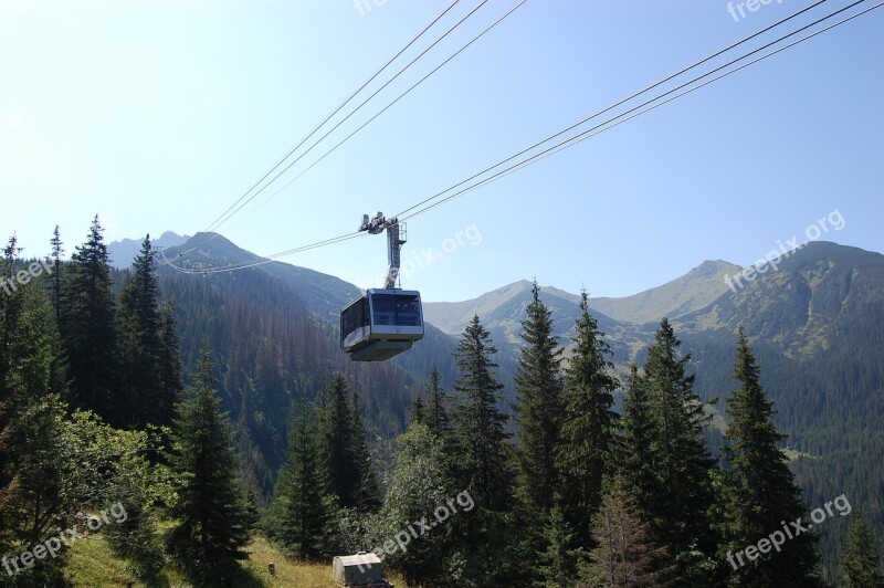 Mountain Mountains Cart Landscape View