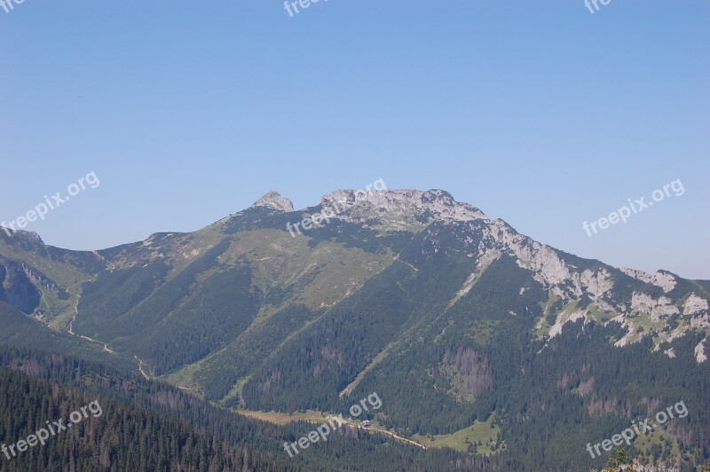 Mountains Top View Landscape Tatra Top