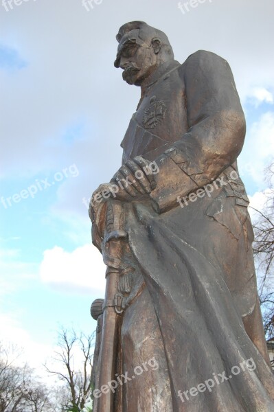 Monument Pilsudski Character The Statue The Hero