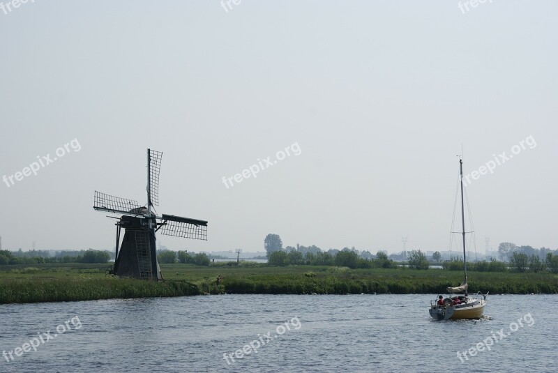 Netherlands Canals Holland River Water