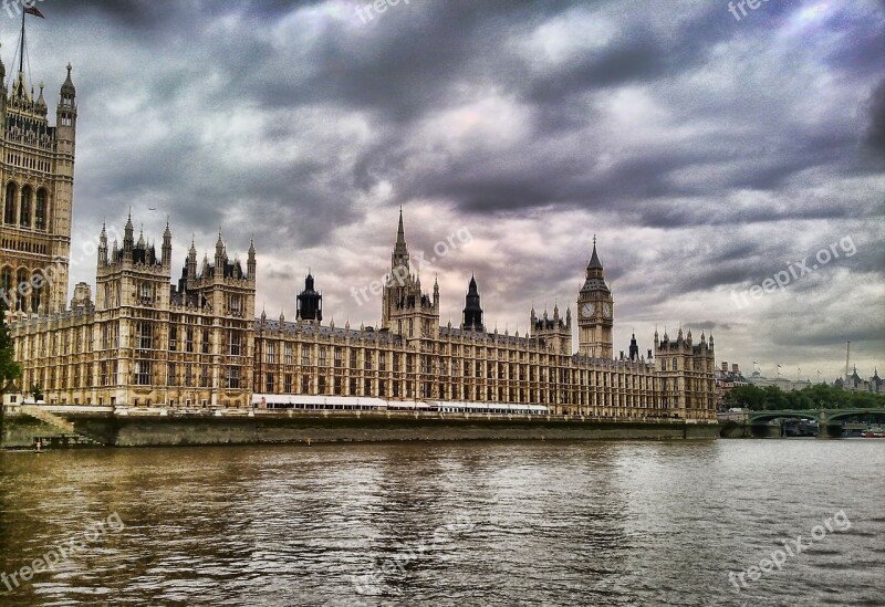 London England Sky Clouds City