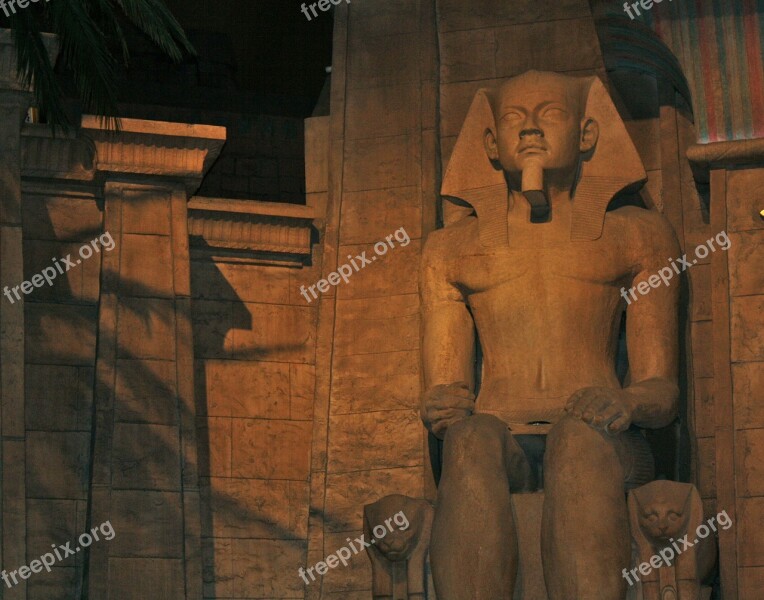 Luxor Las Vegas Pharaonic Luxor Egypt Habu Temple