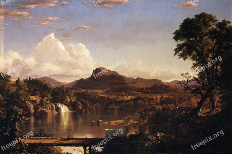 Frederic Church Landscape Painting Art Artistic