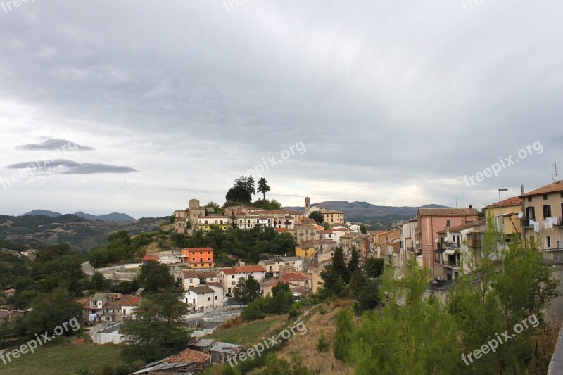 Baranello Italy Town Buildings Urban