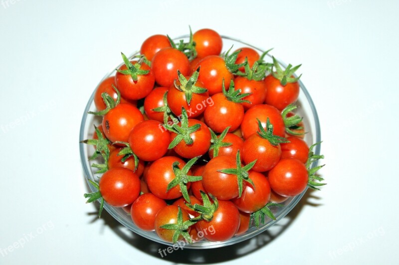 Sweet Red Cherry Tomato Glass