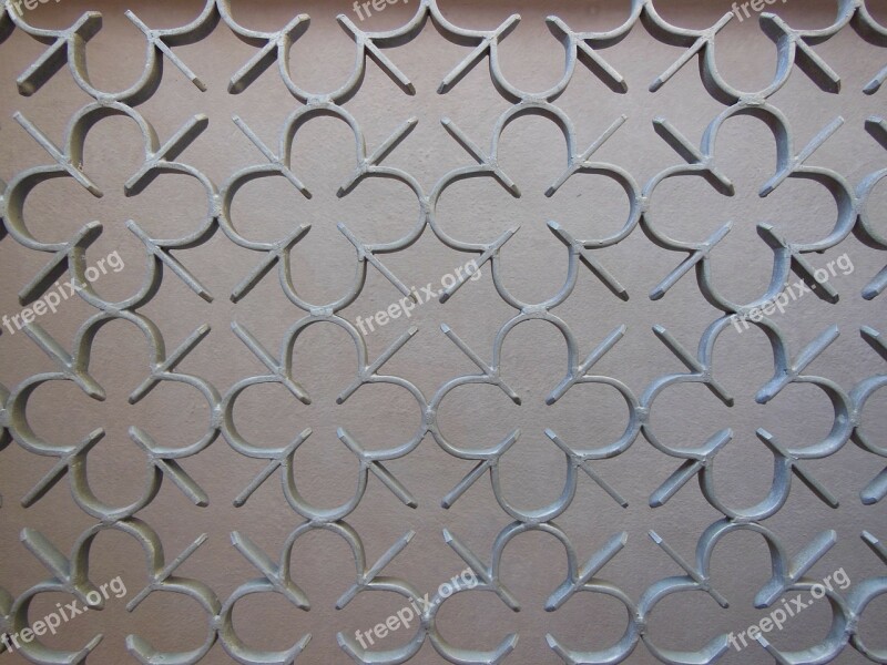 Port Grille Iron Detail Pattern Metal