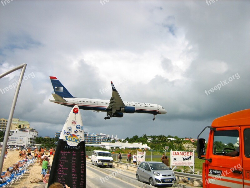 Caribbean St Maarten Aircraft Free Photos